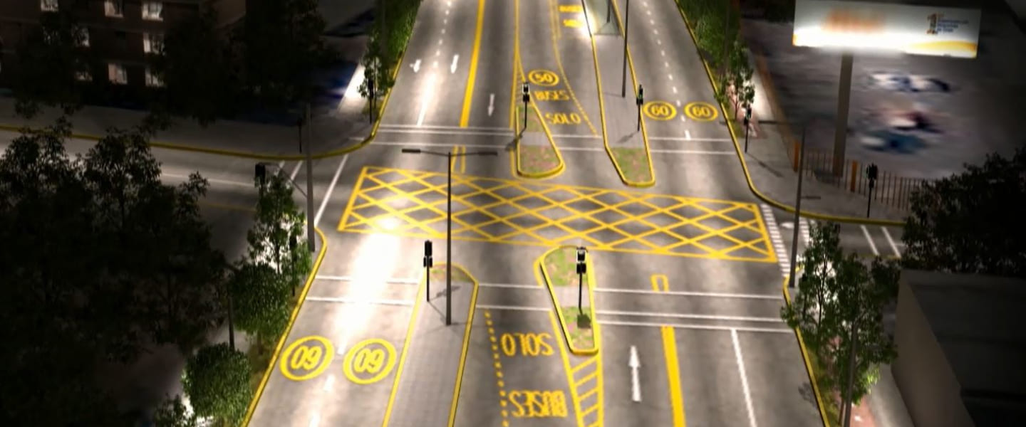 Enabling public transport corridor San Pablo T1 and T2 in Santiago de Chile