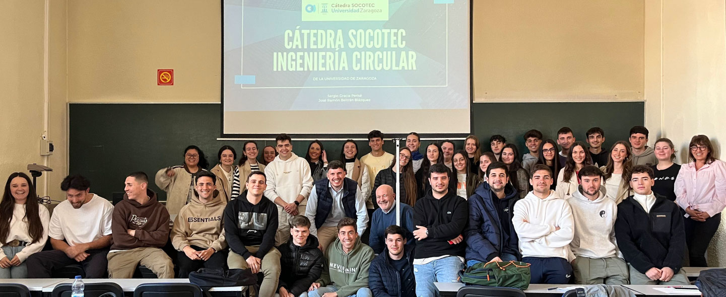 La Cátedra SOCOTEC apuesta por el conocimiento participando en el Programa Expertia de la Universidad de Zaragoza