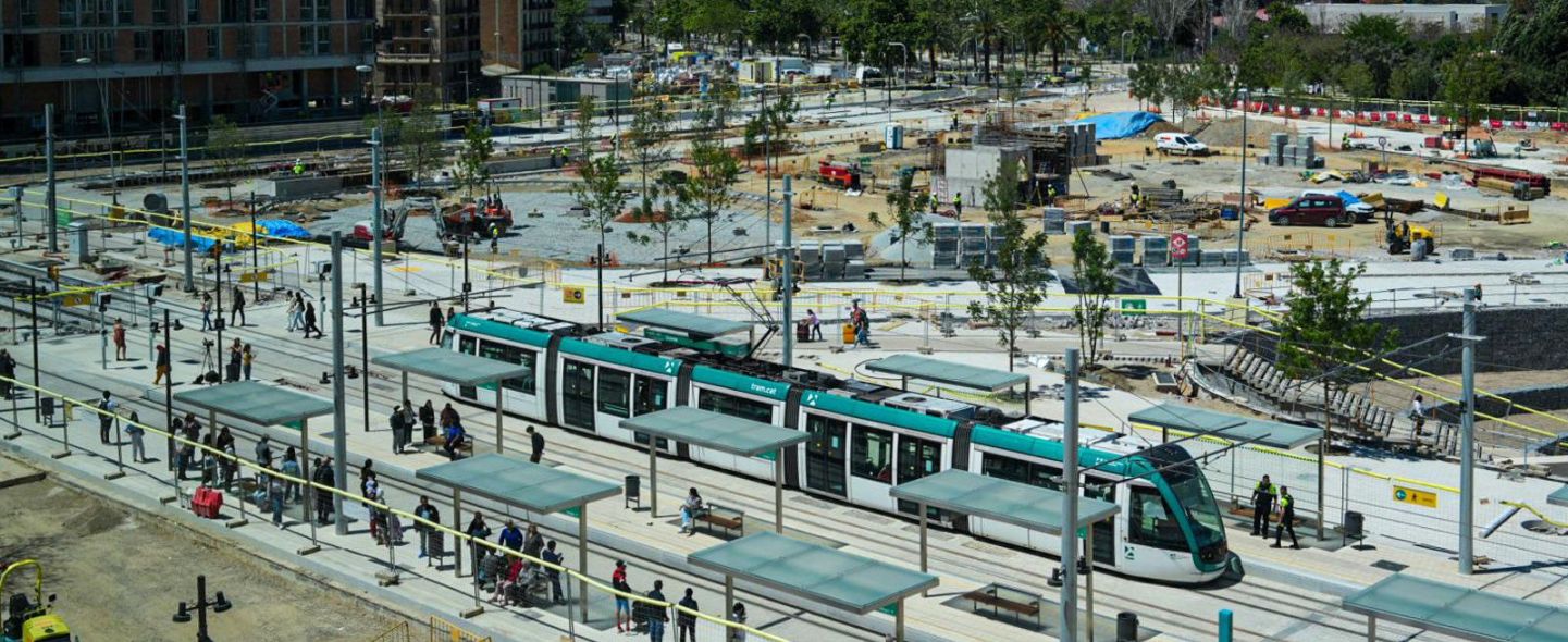 SOCOTEC ha contribuido a la movilidad sostenible de Barcelona con la dirección de obra del nuevo tramo de tranvía