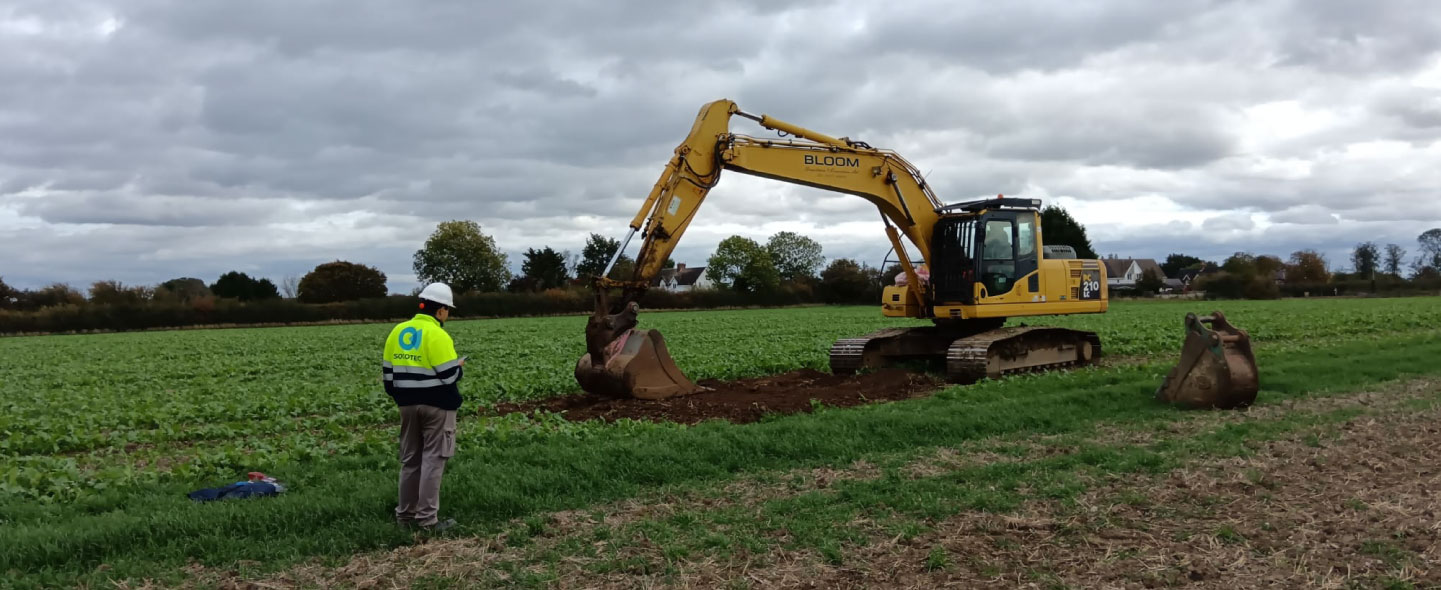 Assistència tècnica geotècnica per a projecte solar renovable Cottam