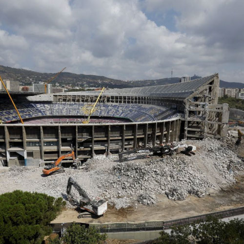 Consultoría, inspecciones y ensayos para la construcción del Spotify Camp Nou