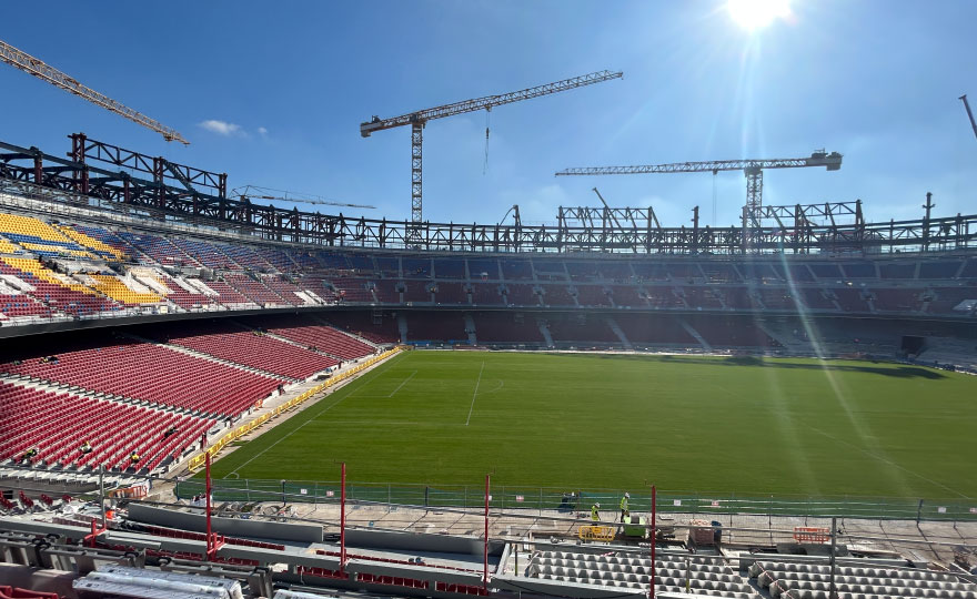 Consultoría, inspecciones y ensayos para la construcción del Spotify Camp Nou Consultoría, inspecciones y ensayos para la construcción del Spotify Camp Nou